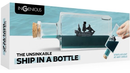 Ship fluid drift bottle - ship,