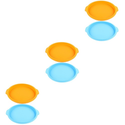 6pcs reusable silicone - silicone, chicken