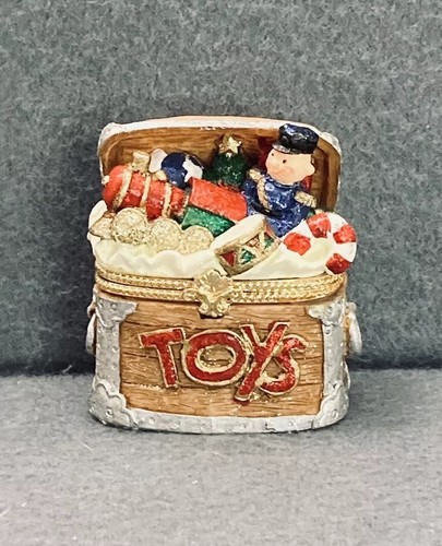 Christmas toy chest hinged - christmas,