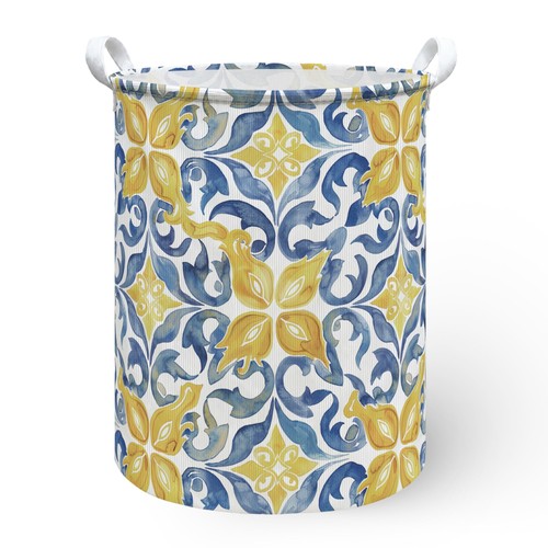 Mediterranean laundry hamper - laundry,