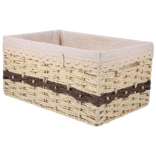 Woven storage box for toy - storage,